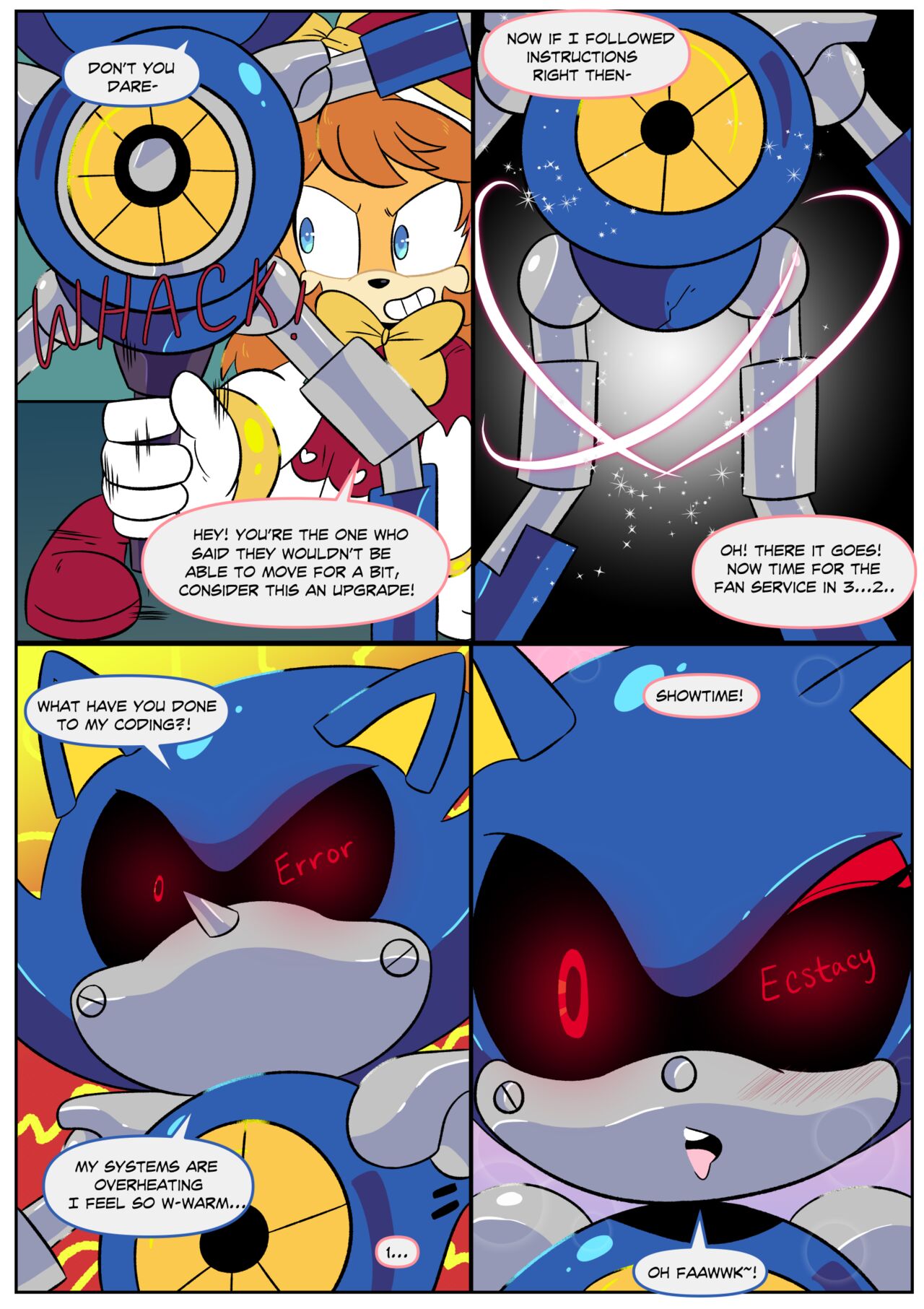 Gotta Girl Fast #4: Metal Sonic - Page 4 - HentaiEra