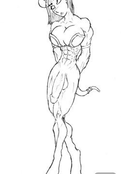 Rook errant muscle futa collection with sketches