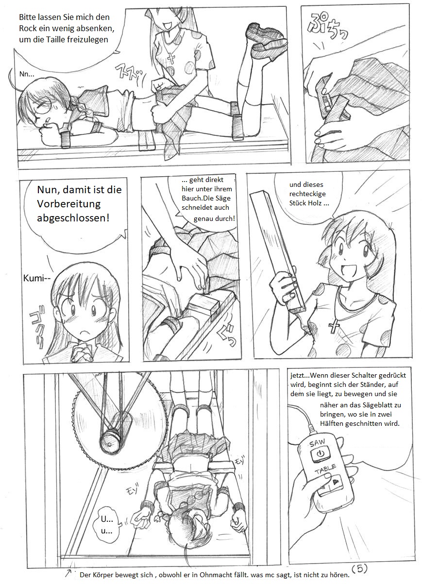 Zenjidou Ningen Setsudanki I Angstshow Schneiden des menschlichen Körpers -  Page 5 - HentaiEra