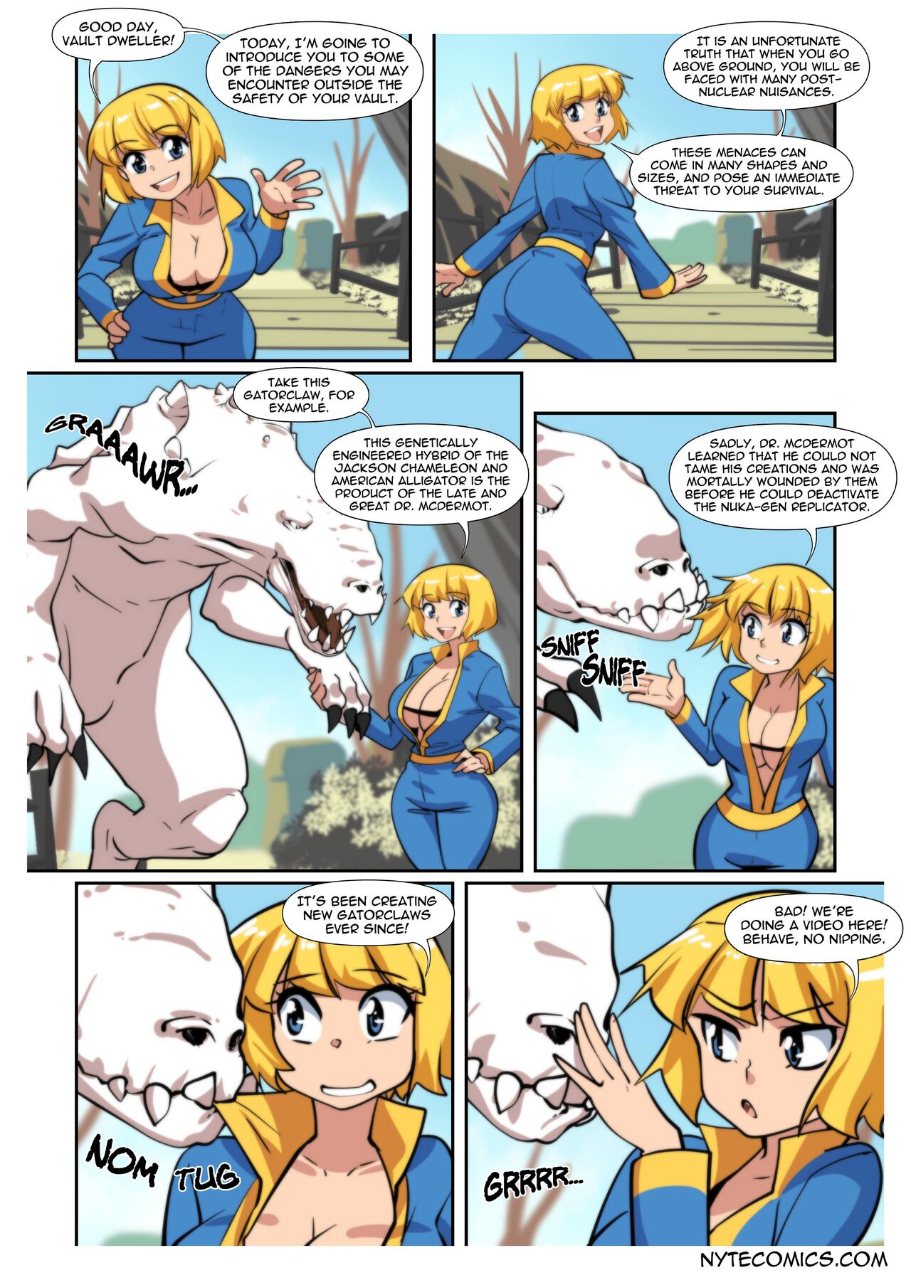 Fallout Babe Porn - Vault Girl's lesson Guide #1 - Page 3 - HentaiEra