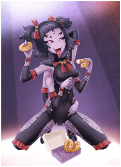 Muffet With Donuts