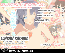 Nyuuran Kagura -Erostval Versus- ~Shoujo-tachi no Chichi Yuugi~ | Nyuuran Kagura - Erostival Versus ~Playing With Ninja Girls' Breasts~
