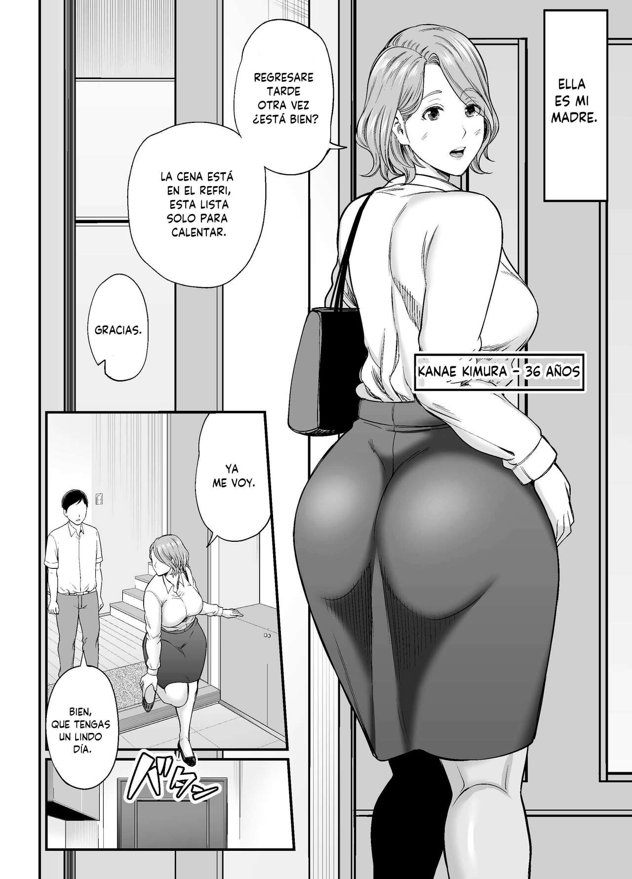 Okaa-san no Dekajiri ga Erosugite | El Gran culo de mamá es muy sexy - Page  4 - HentaiEra