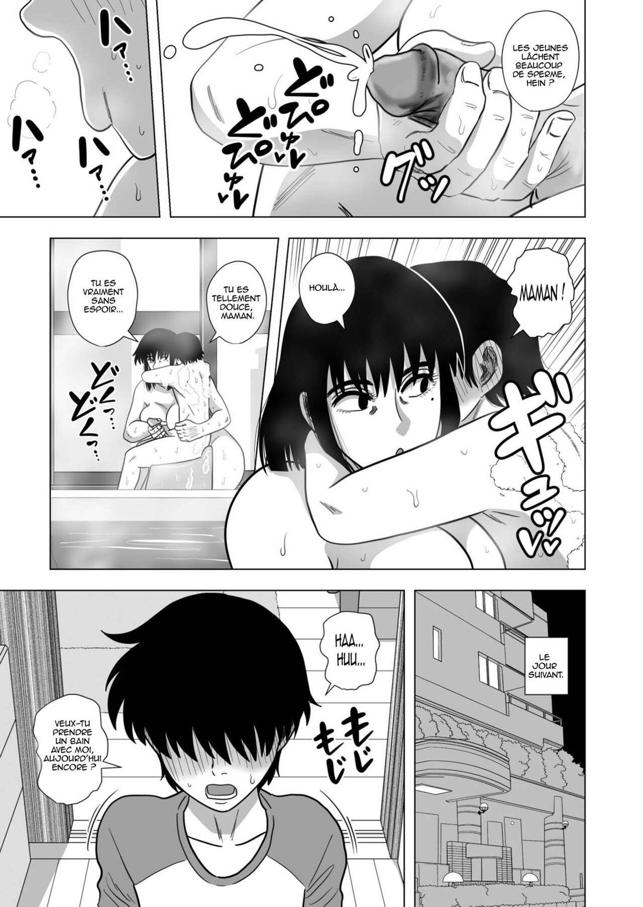 Ofuro de Okaa-san to... | Ensemble Dans Le Bain Avec Maman - Page 8 -  HentaiEra