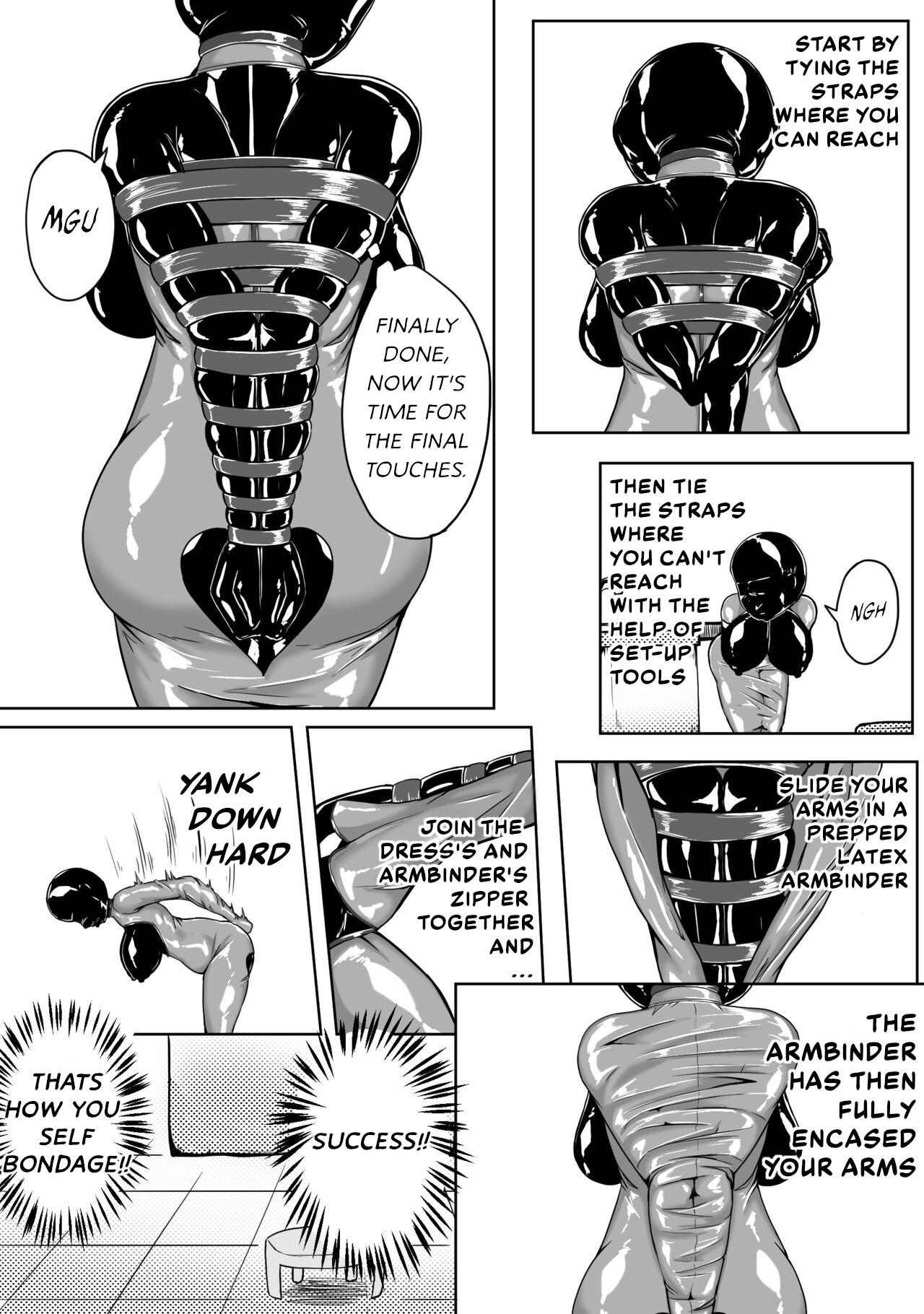 Self Bondage Cartoon Drawings - Self Bondage pt. 1 - Page 11 - HentaiEra