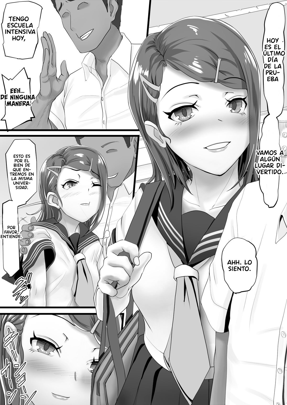 Tani Busoku de Shinkyuu Dekinai!? Namaiki na Oshiego Gal o Ecchi de Hoten!  - Page 3 - HentaiEra