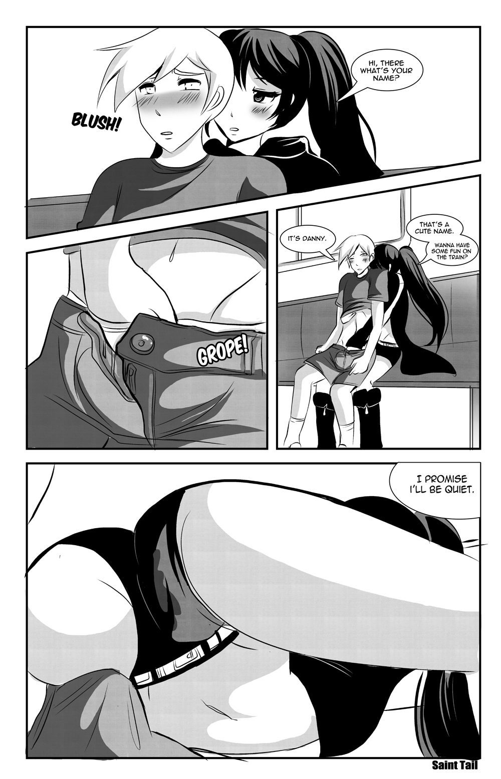 Sex On Train - Page 4 - HentaiEra