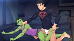 Young Justice - Superboy X Beast Boy #1