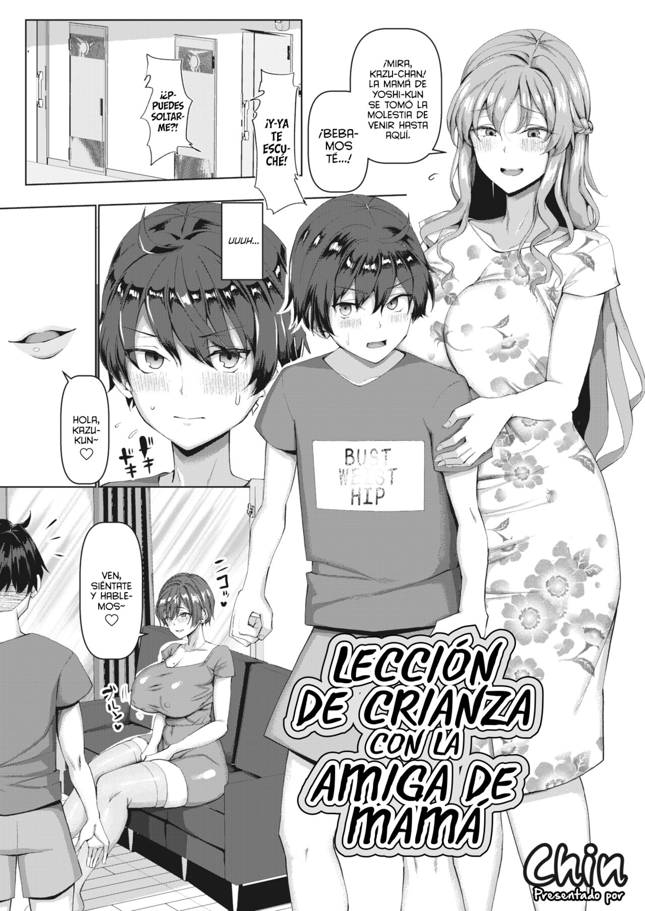 Mamatomo Koubi Teaching | Lección de Crianza con la Amiga de Mamá - Page 1  - HentaiEra