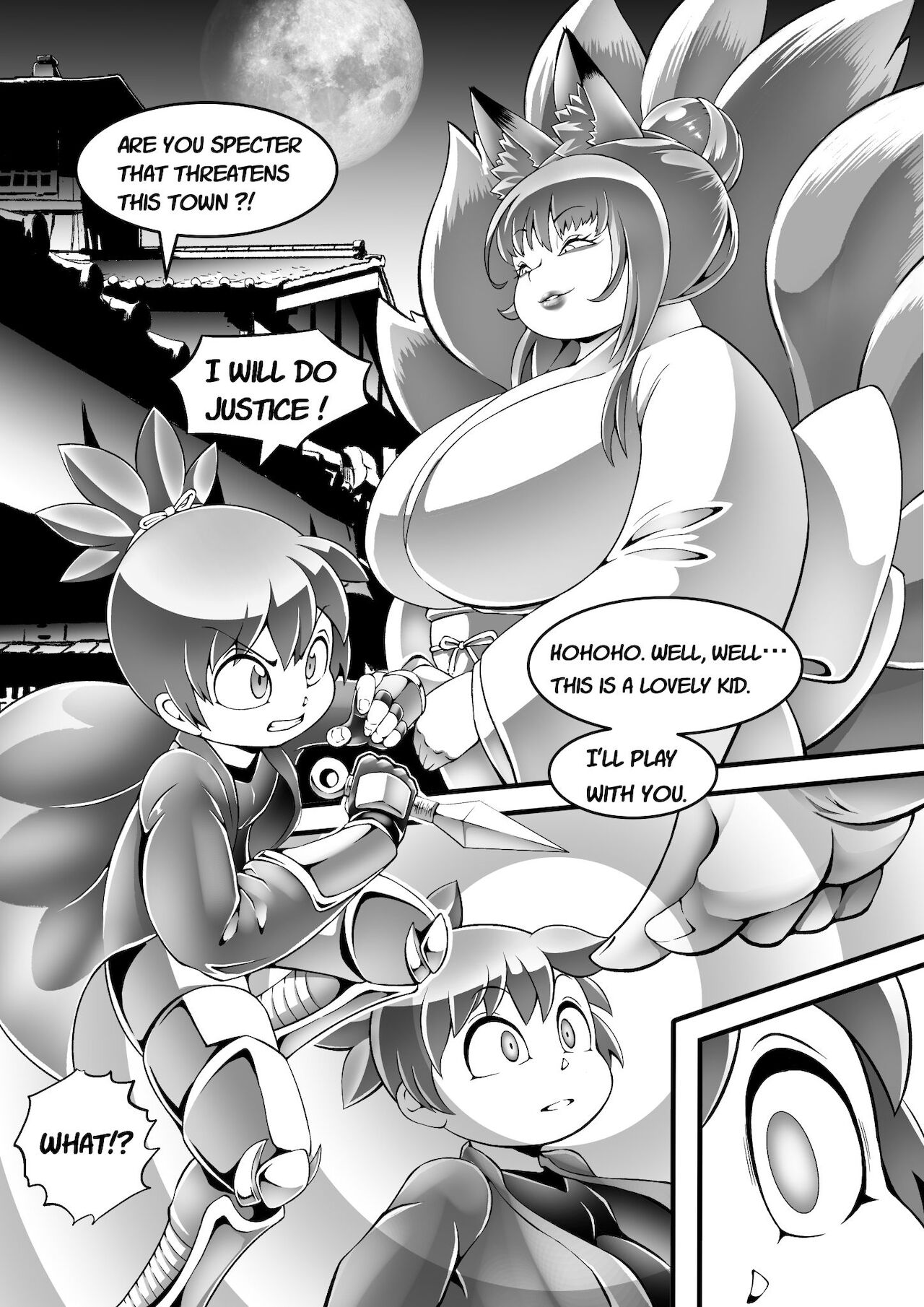 Boy Ninja who loses immediately to the nine-tail fox - Page 1 - HentaiEra