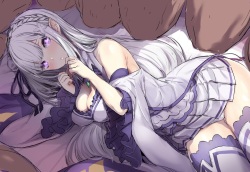 Headpats and creampies for Emilia