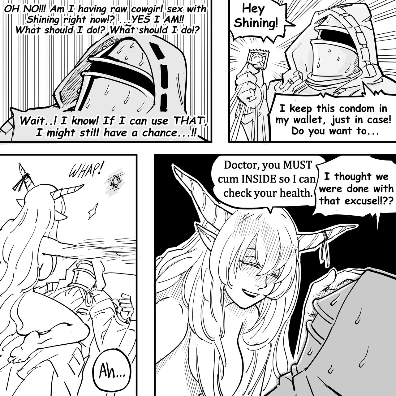 That One Time When the GACHA HORNED ELF Healer Tank claimed that She was  doing a Medical Checkup and then did LEWD things to my BODY - Page 9 -  HentaiEra