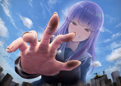 Giantess ai art - AnythingV3.0 and honorable mentions