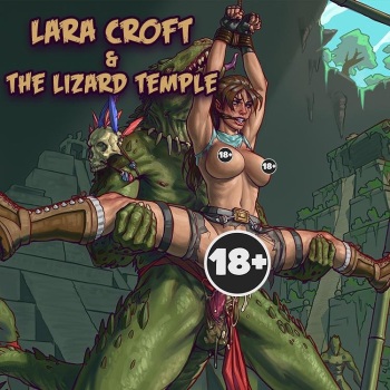 Lara Croft Hentai - Lara Croft and The Lizard Temple - HentaiEra