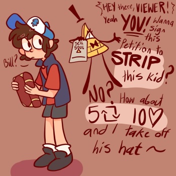 350px x 350px - Bill and Dipper's Strip Game - HentaiEra