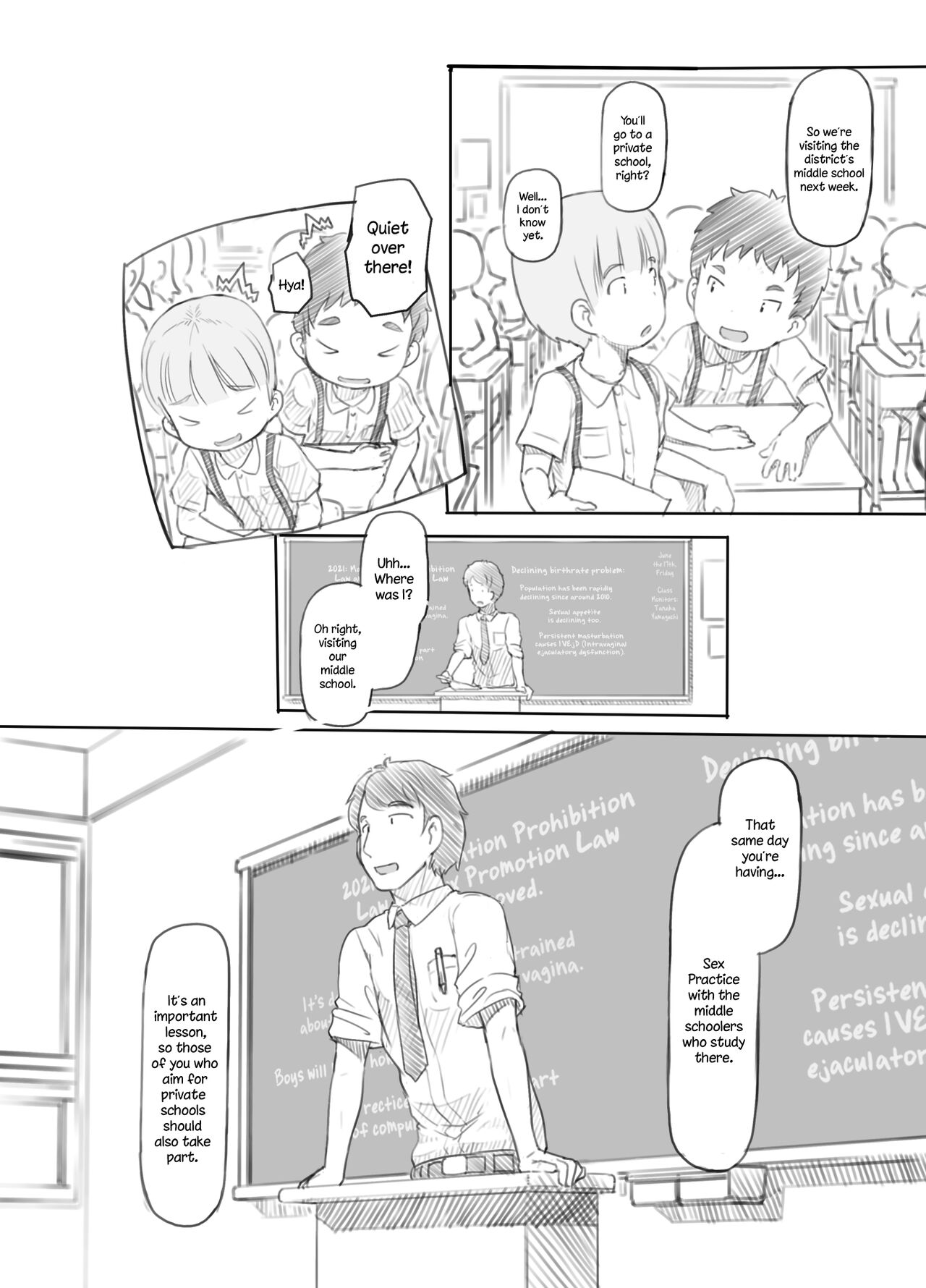 Шота секс OneShota Sex Jisshuu | One-Shota Sex Practice - Page 3 - HentaiEra